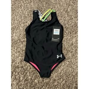 NWT Under Armour UA Girls Racer 1-Piece Swimsuit sz 5